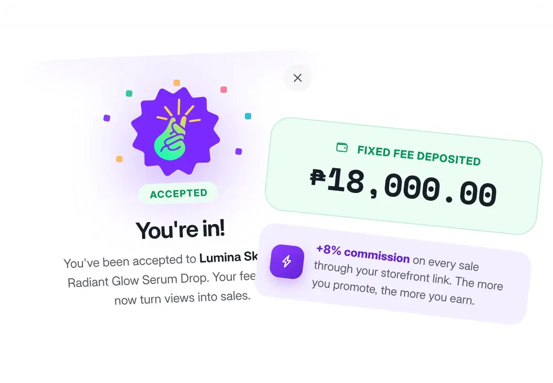 Motivate more creators with instant payouts